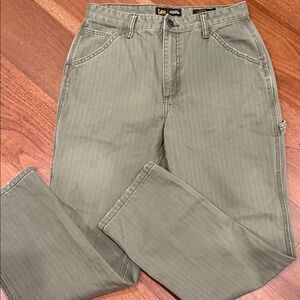 Lee Khaki Green Casual Pants